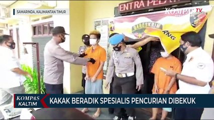 Kakak Beradik Spesialis Pencurian Dibekuk