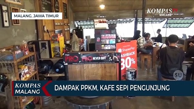 Dampak PPKM, Kafe Sepi Pengunjung