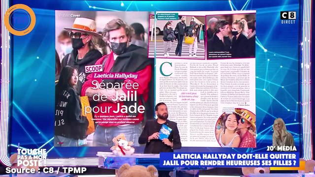 TPMP : Laeticia Hallyday et Jalil Lespert séparés à cause de Jade ? Bernard Montiel nous éclaire sur cette affaire