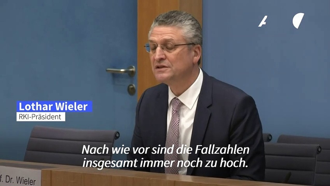 RKI sieht 'leicht positiven Trend' bei Corona-Zahlen
