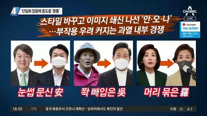 단일화 잡음에 중도층 ‘꿈틀’