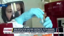 Vaccine Czar Sec. Galvez, nangakong 'di mababahiran ng korapsyon ang vaccine program ng PHL