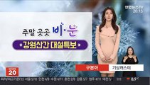 [날씨] 주말 흐리고 남부 비…강원산간 30㎝ 폭설