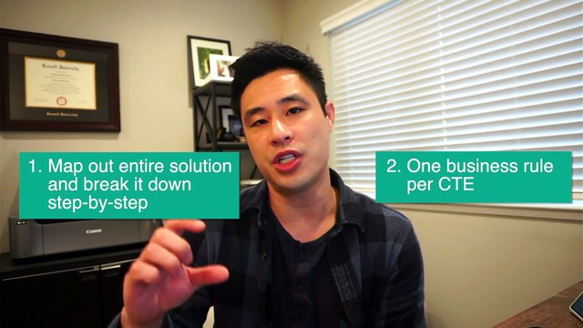 Solving Complex SQL Interview Questions [How to organize lengthy code solutions]