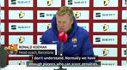 Koeman bemoans Barca penalty misses in Copa win