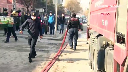 Ankara'da hastanede yangın paniği