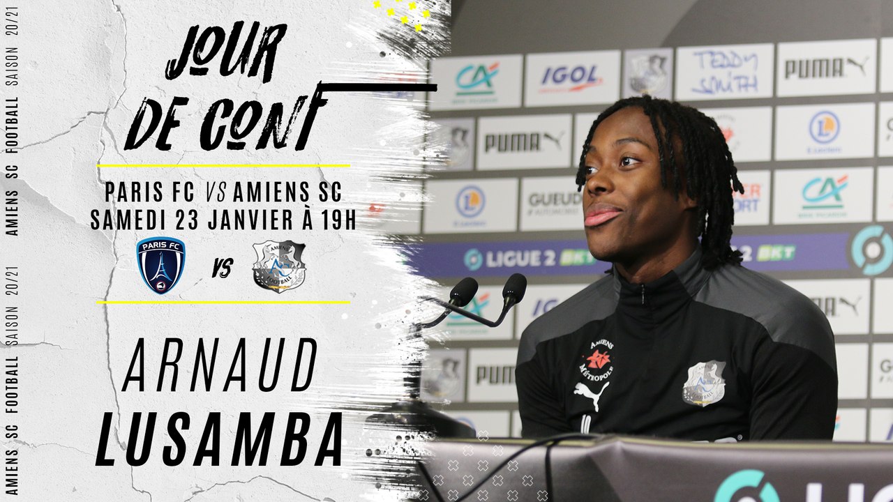 Jour de conf' Paris FC - ASC : Arnaud Lusamba
