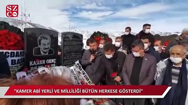 Kamer Genç mezarı başında anıldı