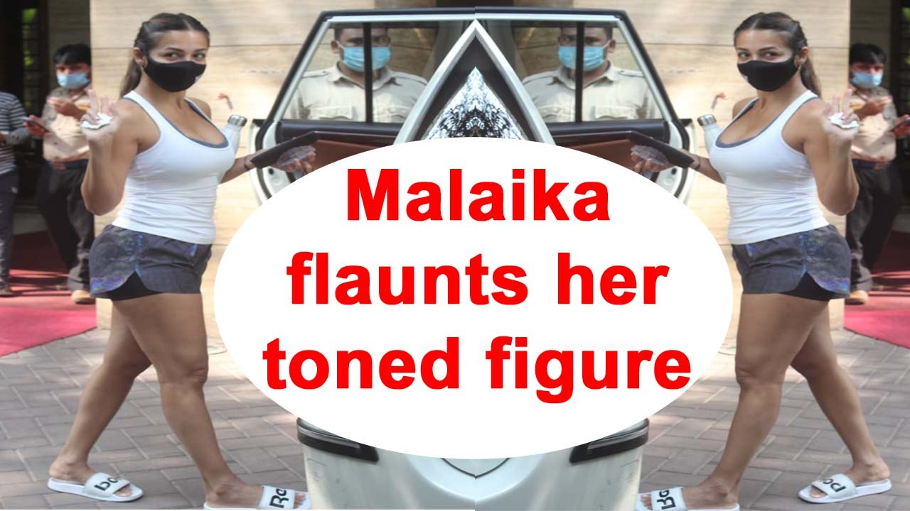 Malaika Arora flaunts her toned figure in gym gear