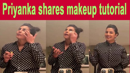Priyanka Chopra Jonas shares her glam routine