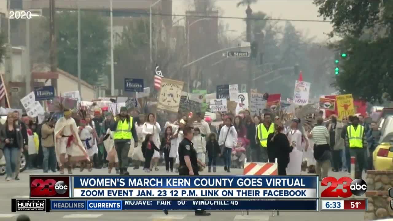 Women's March Kern County goes virtual, but that's not the only difference this year