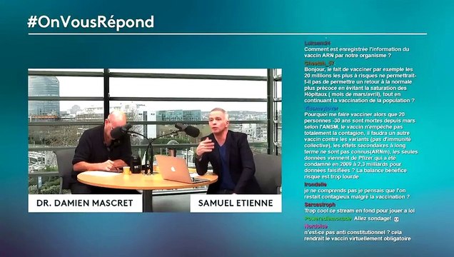 Samuel Etienne et Damien Mascret en duo sur Twitch