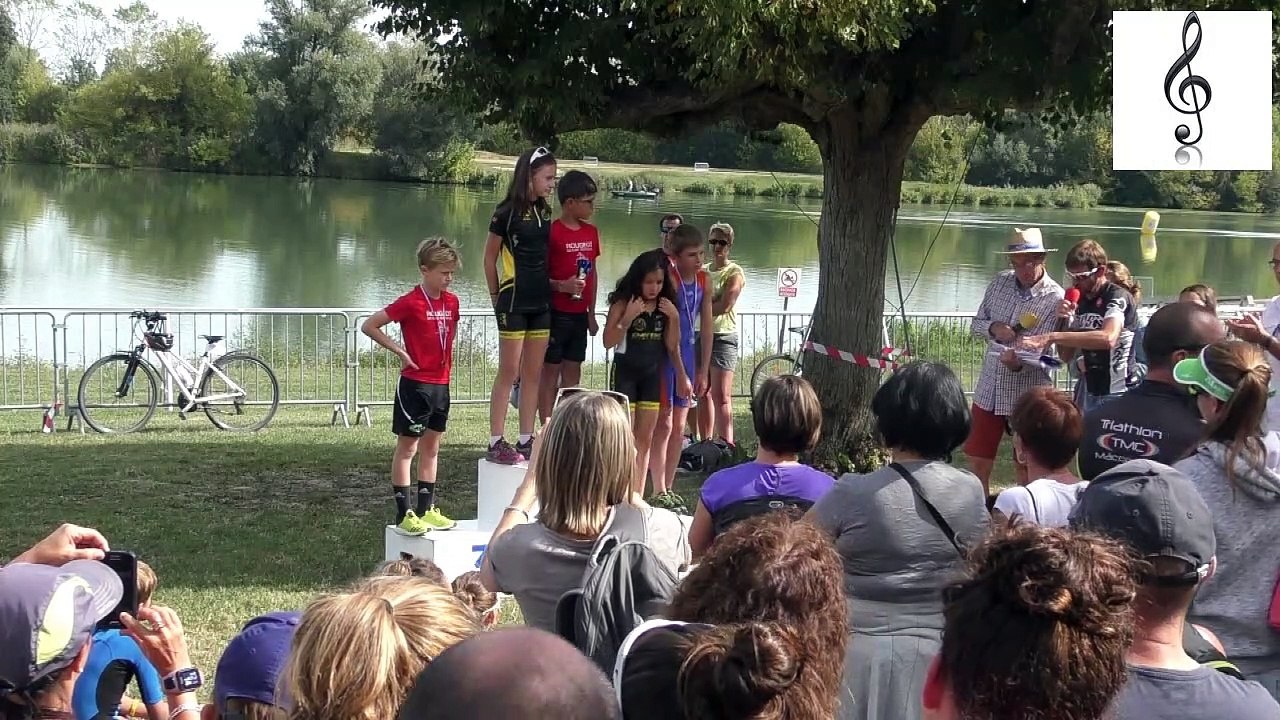 Triathlon de Seurre 2018 : Podium Jeunes
