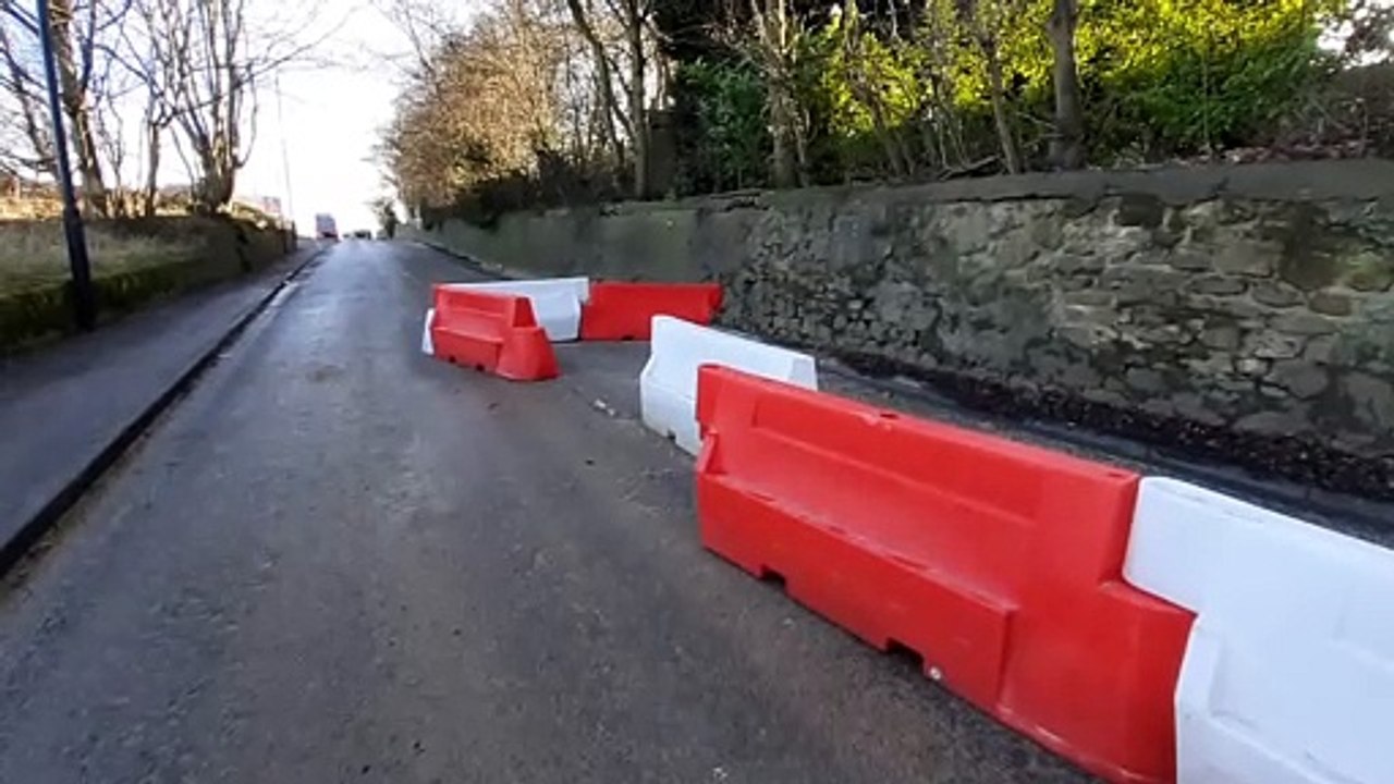 Sunderland road closed off to traffic over safety concerns after wall crumbles