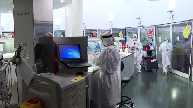 Barcelona intensive care unit filled with Covid-19 patients as cases spike