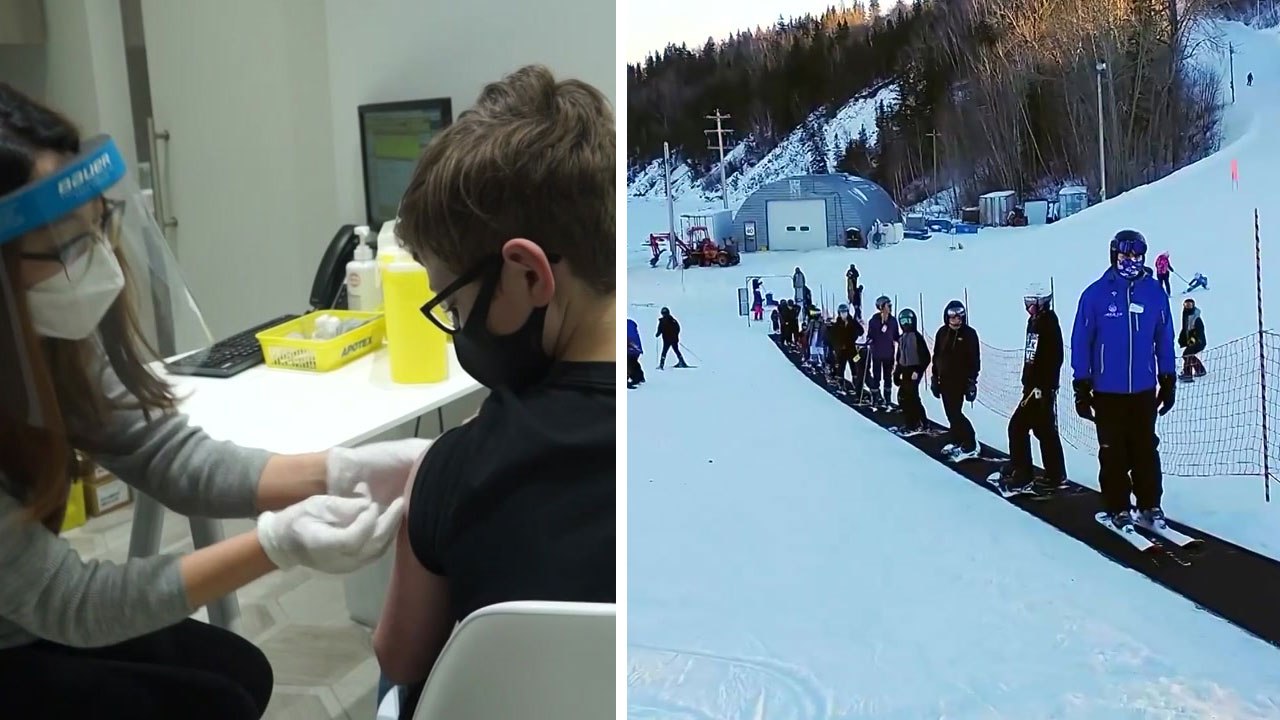 외출 금지 vs 스키 만끽...확산세에 엇갈린 두 도시의 겨울 / YTN