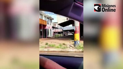 Desolado panorama en el circuito comercial de Encarnación