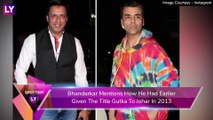 Karan Johar Writes To Madhur Bhandarkar On Twitter Over Title Row, He Responds; Know Why The Two Are Fighting