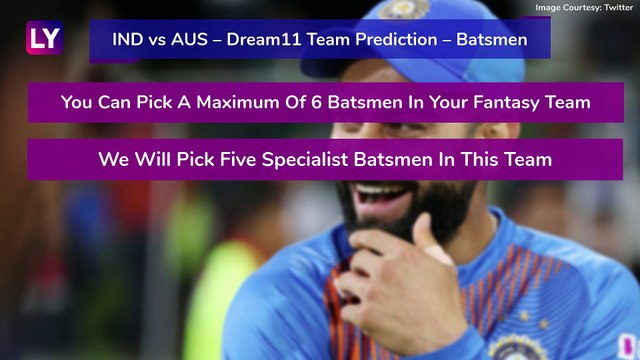 India vs Australia Dream11 Team Prediction, 3rd ODI 2020: Tips To Pick Best Playing XI