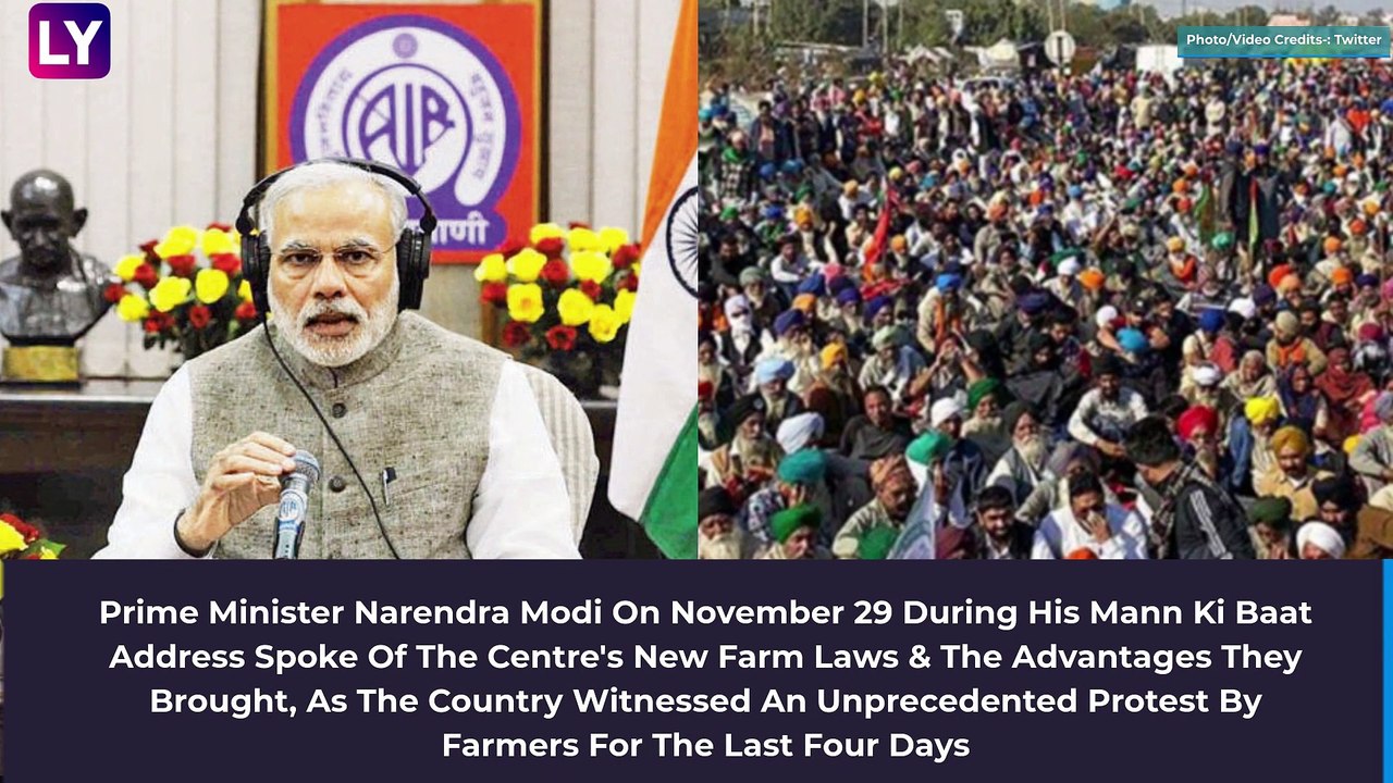 PM Narendra Modi Defends Farm Laws In Mann Ki Baat Address; Farmers Reject Amit Shahs Offer To Talk, Move To Burari Ground