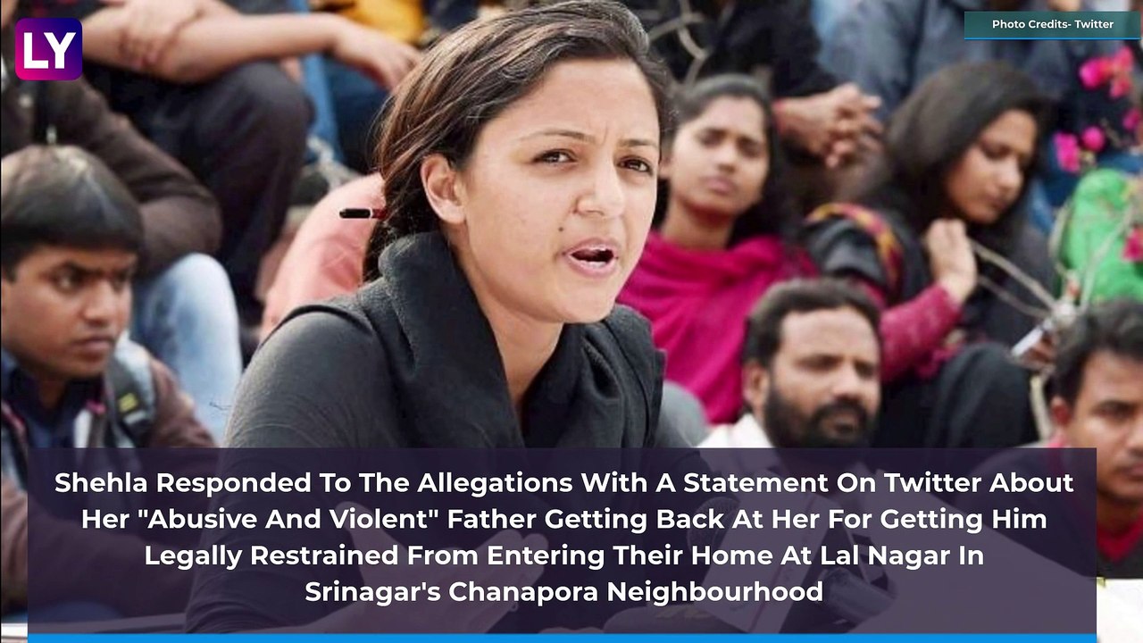 Shehla Rashids Father Accuses Her Of Taking Money To Join  Party, Writes To J&K DGP, She Accuses Him Of Domestic Abuse