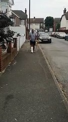 Después de gastar dinero en exámenes, hombre descubrió que su perro cojeaba por imitarlo