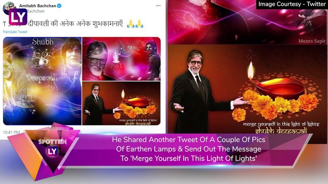 Amitabh Bachchan Wishes Happy Diwali With Throwback Photo With Jaya & Shweta; Bhumi Pednekar Goes Green This Deepavali; Ekta Kapoors Diwali Party & More