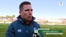 Irish Rugby TV: Adam Griggs Post Match Reaction