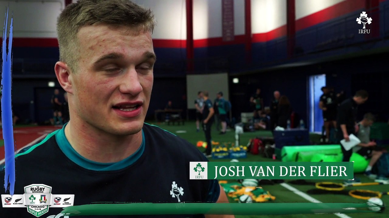 Irish Rugby TV: Josh van der Flier in Chicago