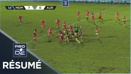 PRO D2 - Résumé Stade Montois-Stade Aurillacois: 12-9 - J17 - Saison 2020/2021