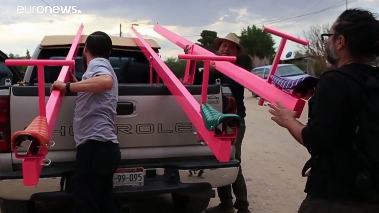 Politisch aufgeladener Spielplatz: Wippprojekt räumt Designpreis ab