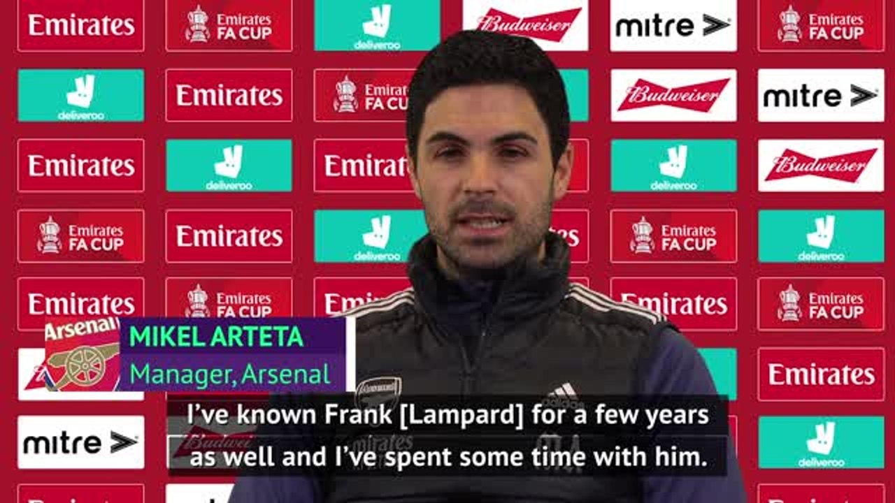 Arteta calls for Chelsea 'icon' Lampard to be given time