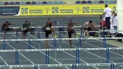 Pascal Martinot-Lagarde après sa victoire au 2e meeting Elite Indoor à Miramas