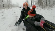Who Says Sledding Is Just For The Kids?
