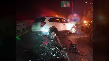 아산에서 '음주 역주행'으로 차량 4대 충돌...5명 부상 / YTN