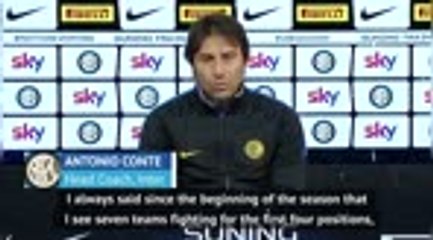 It's a seven team battle for Serie A - Conte