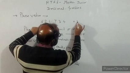VI--- , Maths, ( 7 ) ,N T S E , for junior. Decimal Fractions: By- A. Prakash.
