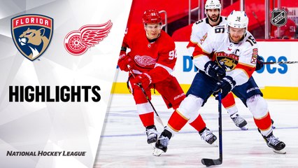 Panthers @ Red Wings 1/30/2021 | NHL Highlights