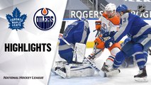 Maple Leafs @ Oilers 1/30/2021 | NHL Highlights