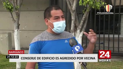 Barranco: conserje denuncia a mujer que lo golpeó e insultó porque no la ayudó a mover un televisor