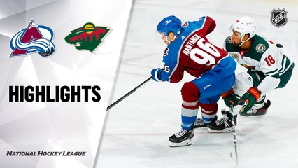 Avalanche @ Wild 1/30/2021 | NHL Highlights