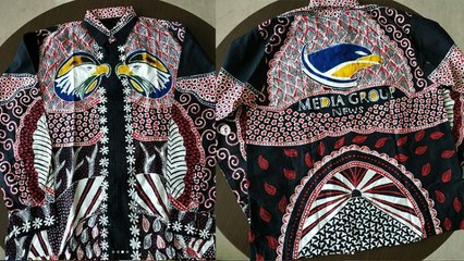 Cerita di Balik Batik Bercorak Logo Media Group Karya Pelajar di Madura