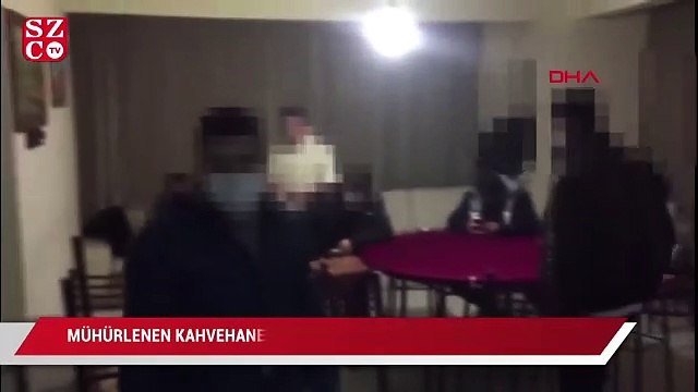 Kocaeli mühürlenen kahvehanede bulunan 13 kişiye ceza