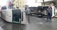 İstanbul'da ölümden saniyelerle kurtuluş kameraya böyle yansıdı