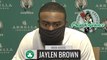 Jaylen Brown Postgame Interview | Celtics vs Lakers