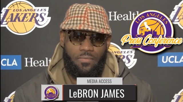 LeBron James Postgame Interview | Celtics vs Lakers