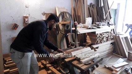 Carpentry unit in India _ Wooden furniture factory _ Electrical machinery for carpentry
