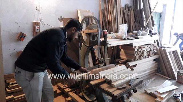 Carpentry unit in India _ Wooden furniture factory _ Electrical machinery for carpentry
