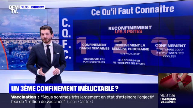 Quelles sont les pistes envisagées par le gouvernement pour un troisième confinement ?