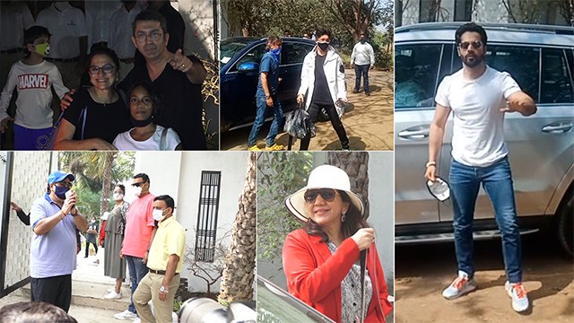 Celebs Reach Alibaug To Attend Varun Dhawan's Marriage